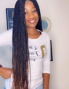 Ombré Kim K Braided Closure With 2×6 Wig