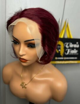 Burgundy Pixie Cut Wig