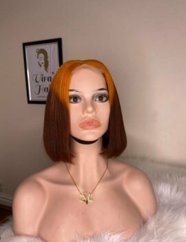 Orange & Brown Bob Wig