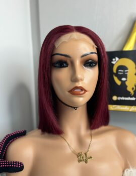 Burgundy Bob Wig