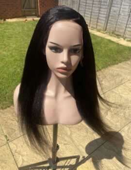 Kinky Straight Frontal Wig