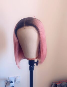 Pink T Frontal Bob