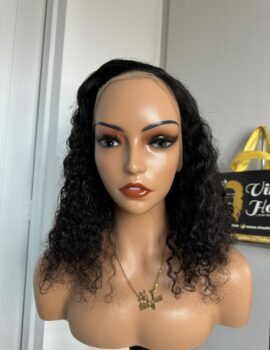 Curly frontal lace wig