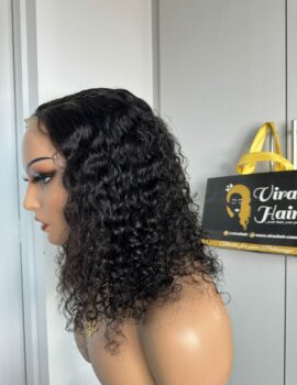 Curly frontal lace wig