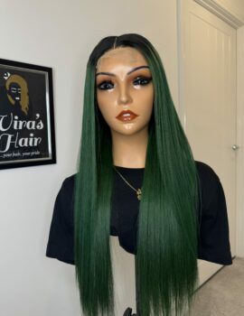 Green Bone Straight Hair