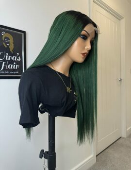 Green Bone Straight Hair