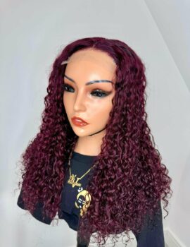 Burgundy Pixie Curl