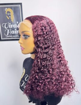 Burgundy Loose Pixxy Curl