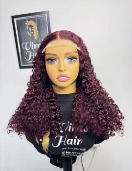 Burgundy Loose Pixxy Curl