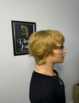 Razor cut wig