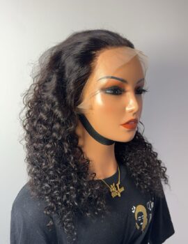 Frontal lace kinky curls