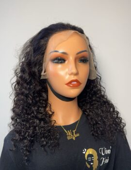 Frontal lace kinky curls