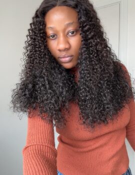 Jerry curl Blend wig