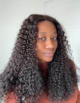 Jerry curl Blend wig