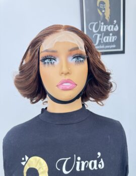 5×5 Brown Bouncy wig