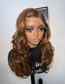 Highlight bounce wig