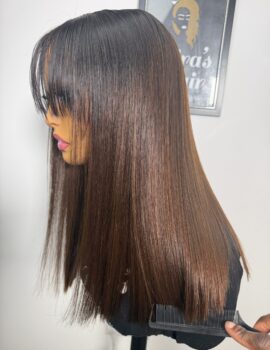 Ombré fringe wig