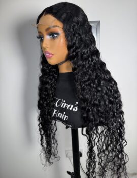 Ocean wave 4×4 Closure wig