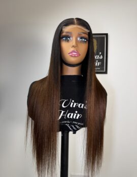 Silky Straight Ombré Wig