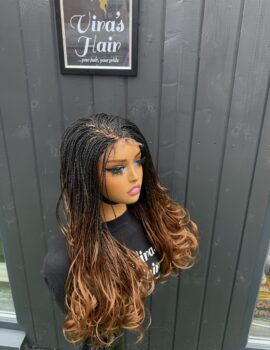 French Curls Braided Wig