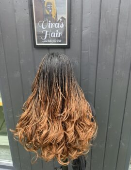 French Curls Braided Wig