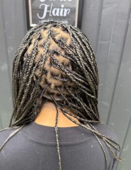 Long french curls braided wig