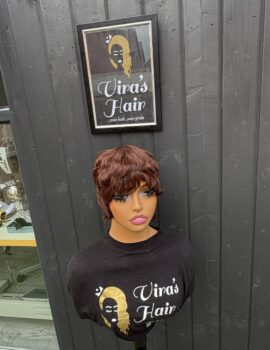 Pixie Cut Short Wig Brown