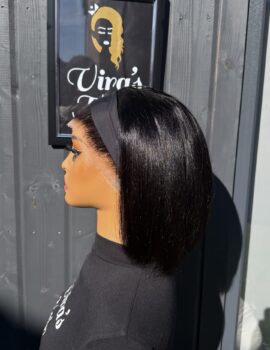 Bob Headband Wig + Frontal Gele