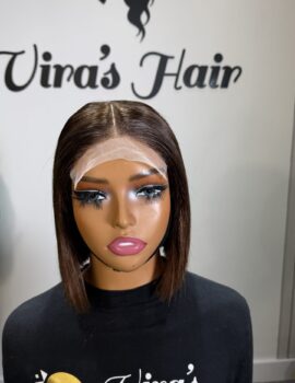 Ombre Brown Cropped Bob Wig