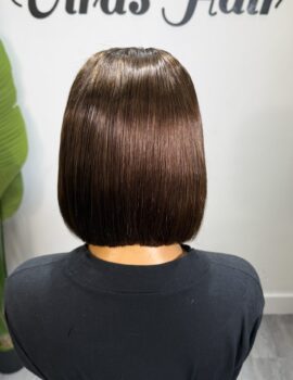 Ombre Brown Cropped Bob Wig